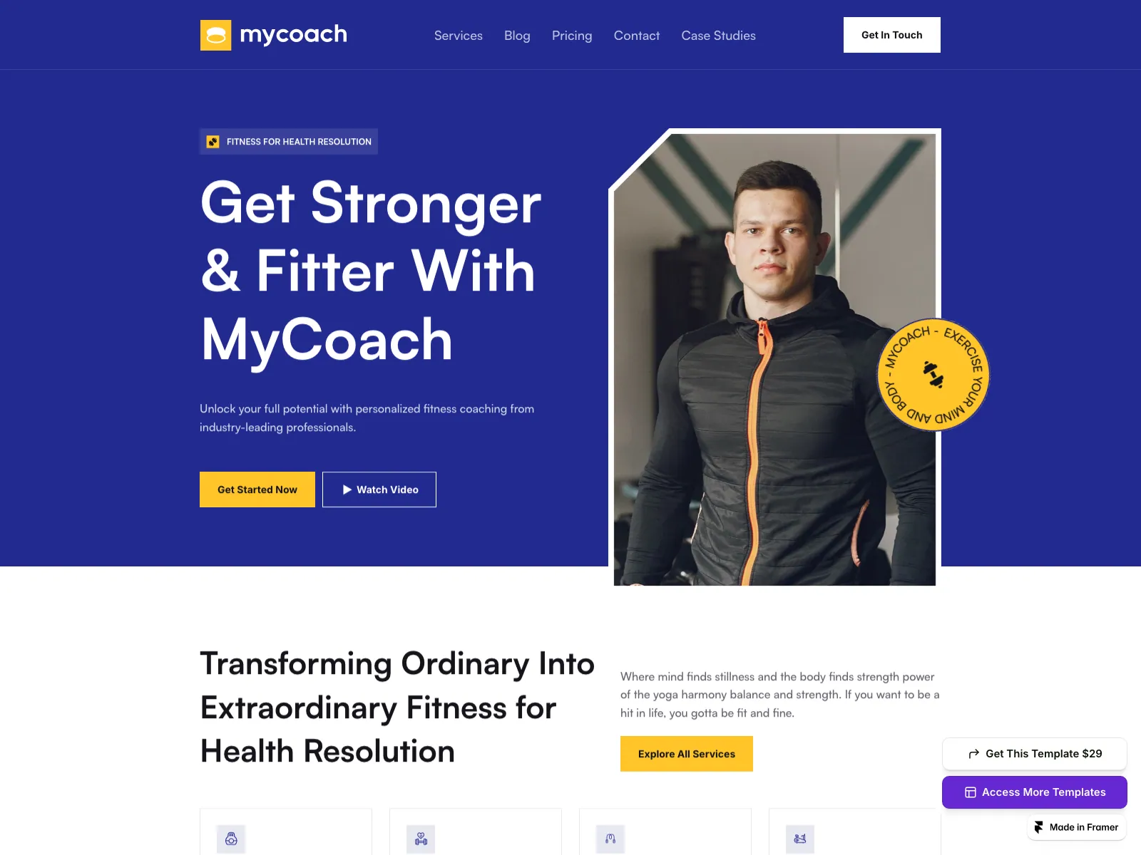 Vista previa de MyCoach